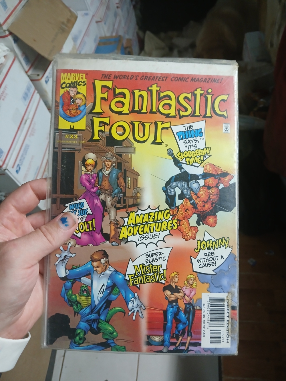 of Fantastic Four Vol. 3 #33 published by Marvel Comics in September 2000.